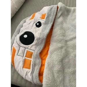 Disney Star Wars BB8 Hooded Sherpa Slumber Sleeping Bag Excellent Condition